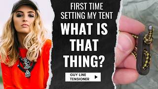 How To Tie A Tent Guy Line:  Setting Up My Tent For The First Time