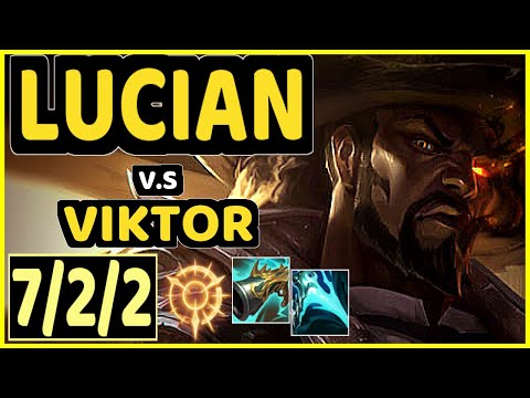 LUCIAN vs VIKTOR - 7/2/2 KDA MID GAMEPLAY - EUW Ranked MASTER