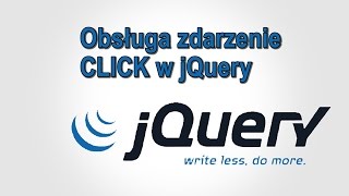 Kurs jQuery #2 - Obsługa zdarzenia click w jQuery