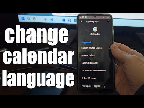 How to change calendar language in Realme | Calendar Realme15 pro, p3, p4 pro, p40 pro, c75, 5t