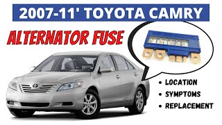 Toyota Camry Won't Start - Alternator Fuse Replacement