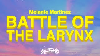 Cover art for battle of the larynx