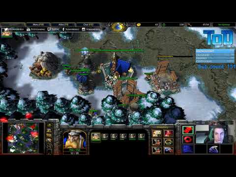 Warcraft III #459 - GrayWarden Human vs NightElf (Melting Valley)