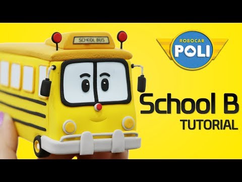 Transformed into clay♥ School B became so soft! | Friends of Robocar POLI | Gony’s Claytown