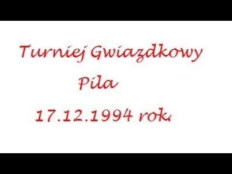 Turniej Gwiazdkowy - Piła 17.12.1994 rok.
