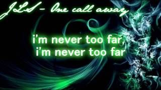 JLS - One Call Away (lyrics)
