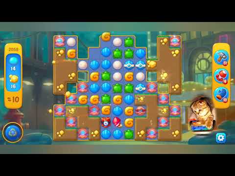 Fishdom 2022, no Boosters,   2058   level  -  прохождение без бустеров,   2058  уровень.