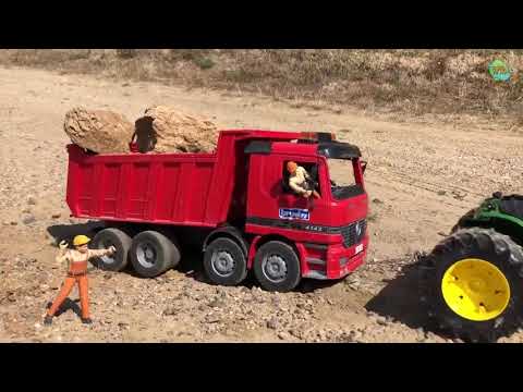 Bruder Truck Heavy load! RC Tractor and Truck!
