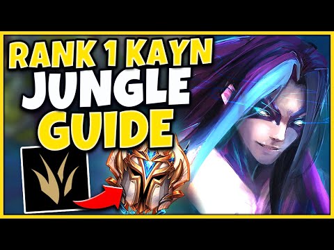 *RANK 1 KAYN*  ULTIMATE KAYN JUNGLE GUIDE (WIN EVERY GAME) - League of Legends