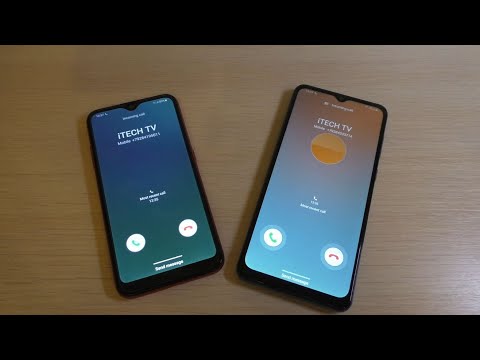 Samsung A01 vs A02 Incoming Call
