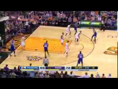 Eric Bledsoe Finishes the Break with a Sweet And-1 | Suns vs 76ers |