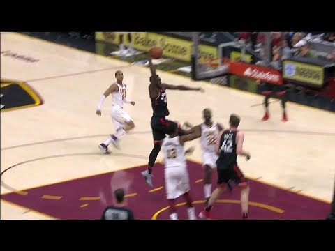Raptors Highlights: Siakam's One-Handed Slam - April 3, 2018