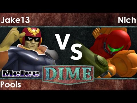 DIME 21 - SU | Jake13 (C Falcon) vs Nich (Samus) Pools - Melee