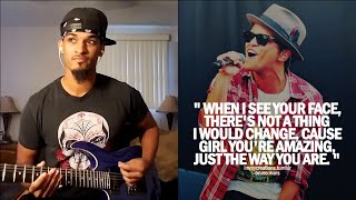 Bruno Mars - Just The Way You Are (Pierce The Veil Version) Guitar Cover - David Wright