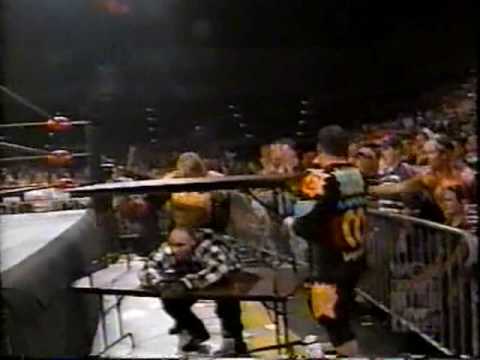 (5.5.1997) Road to Slamboree '97 Part 2 - Hugh Morrus & Konan vs. Public Enemy