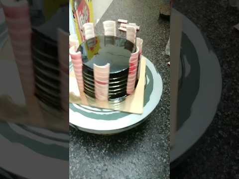 chocolate cake garnishing#viral#Shorts#