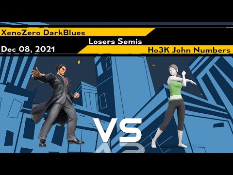 [Smash Ultimate] XenoZero  DarkBlues vs Ho3K  John Numbers - Xeno227 (L.Semis)