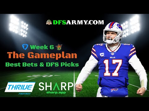 The Gameplan NFL Week 6 DraftKings and FanDuel DFS Picks And Betting Angles Breakdown 