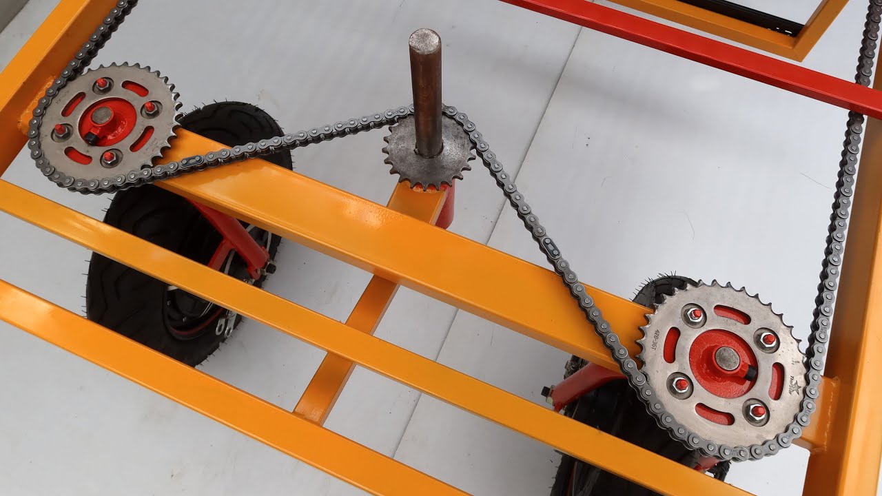 Homemade Awesome Agricultural Vehicle Uses Chain Drive System