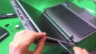 HP 4530s ProBook 4530s Laptop Screen Replacement Procedure