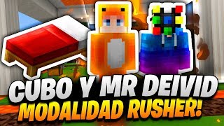 👉GRABO con UN NUEVO YOUTUBER por PRIMERA VEZ...😜 - DEIVID Y CUBO en BEDWARS