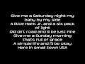 Justin Moore - Small Town USA w/ Lyrics