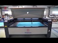Richpeace Laser Engraving Cutting Machine With Movable Table For Clothing Patch Embroidery Etc