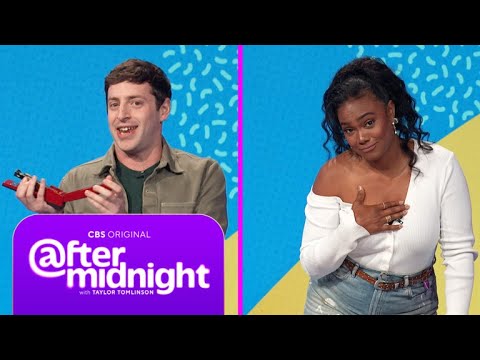 Tatyana Ali Buys Alex Edelman's 90's Toy Commercial Pitch for a Stapler