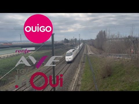 Spot sur la LGV Méditerranée ( tgv inouï, OUIGO, Ave renfe )