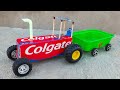 How To Make Colgate Box Tractor Electric Tractor On And Off