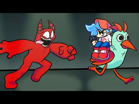 Danger but Evil Banban and Tarta Bird Sing It 🎶 (FNF Garten of Banban 3 Cover + Reskin)