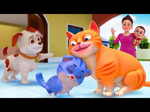 म्याऊं म्याऊं बिल्ली करती |  Meow Meow Billi Karti | Rhymes for Children | Best of Ding Dong Bells