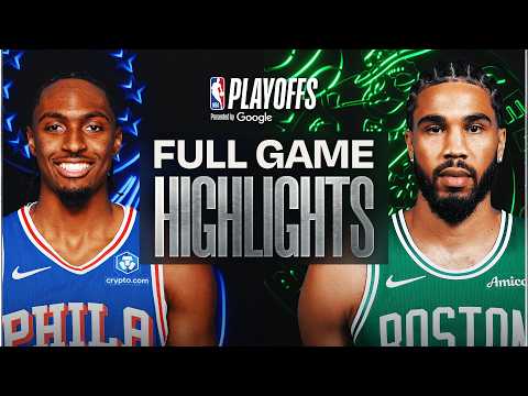 #7 76ERS at #2 CELTICS | FULL GAME 1 HIGHLIGHTS | April 19, 2026