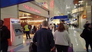 Dallas Fort Worth Airport Arrival & Connection Flight DFW