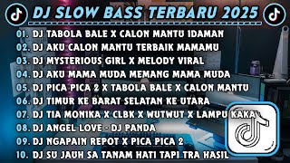 Download lagu DJ SLOWBASS TERBARU 2025 || DJ TABOLA BALE X CALON MANTU IDAMAN || DJ AKU CALON MANTU TERBAIK MAMAMU mp3