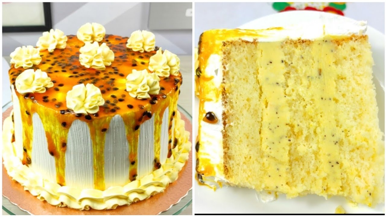 Bolo de Brigadeiro de Maracujá feito com a Polpa da Fruta (sem talhar)