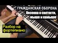 Евгений, как сыграть...? Урок 6. Гражданская оборона - "Песенка о святости, мыше и ...