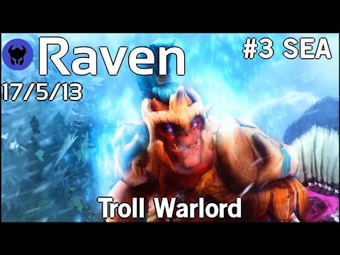 Raven [LOTAC] plays Troll Warlord!!! Dota 2 7.20