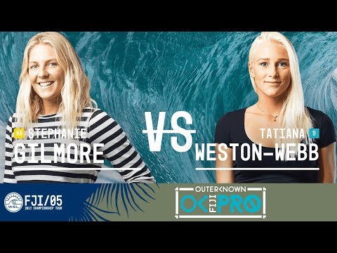 Stephanie Gilmore vs. Tatiana Weston-Webb - Round Four, Heat 3 - Outerknown Fiji Women's Pro 2017