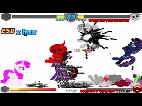 Fighting is Magic - Pandora Rarity VS Nightmare Mane 6 (Creepy Dimension)