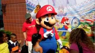 Mario Tennis Open Event on Arthur Ashe Kids' Day in Flushing, New York
