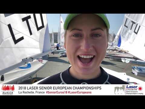 2018 Laser Senior Europeans - Training day - Viktorija Andrulyte LTU