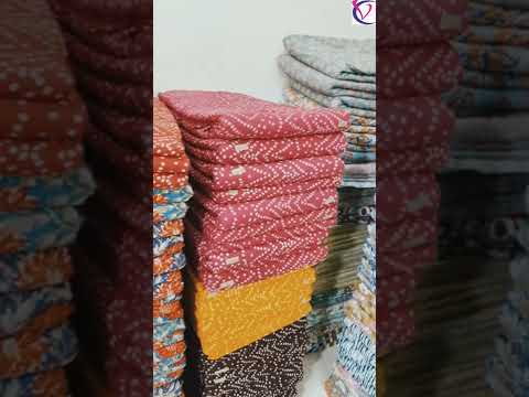 White-orange And Red Flower Kalamkari Fabric Exporter