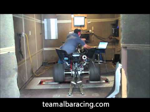 ALBA RACING HELPING MSD BUILD A MAP FOR THE NEW BLASTER FI FOR RAPTOR 700