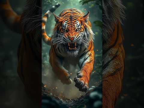 3D Video Of Lion #viralvideo #vfx #3d # Cartoon #tiger