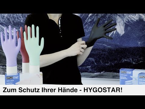 Artikelvideo 1 für HYGOSTAR unisex Einmalhandschuhe SAFE LIGHT rosa Größe S, 100 St., Artikelnummer 228239