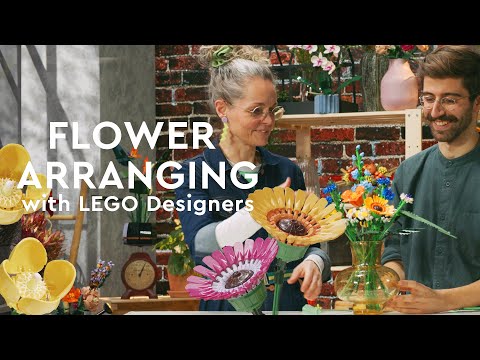 LEGO Wildflower Bouquet | Flower arranging with LEGO Designers