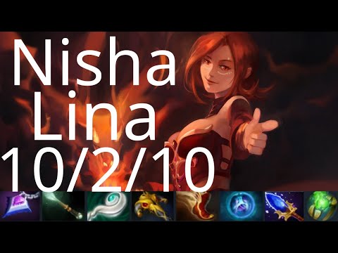 Nisha Lina vs Kunkka, Spectre - not even a laning - Secret vs Nigma g2 - ESL One Germany 2020 dota2
