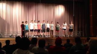 preview picture of video 'Olentangy Orange Wrestling Team Talent Show 2013 - Seniors'