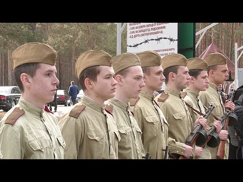 Узников лагерей смерти почтили у мемориального комплекса в Озаричах видео